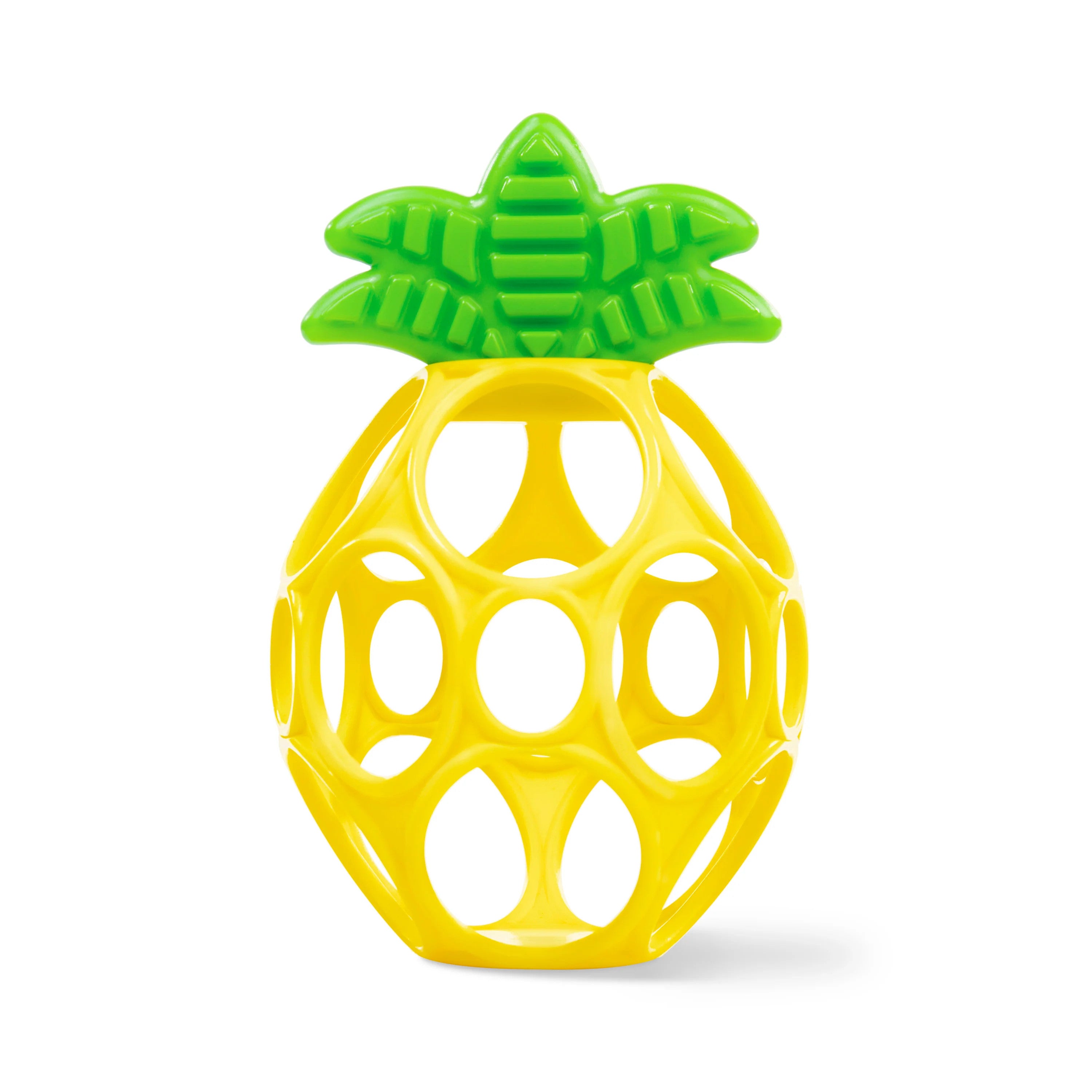 Bright Starts - Jucarie gingivala ananas Hold My Own Easy-Grasp