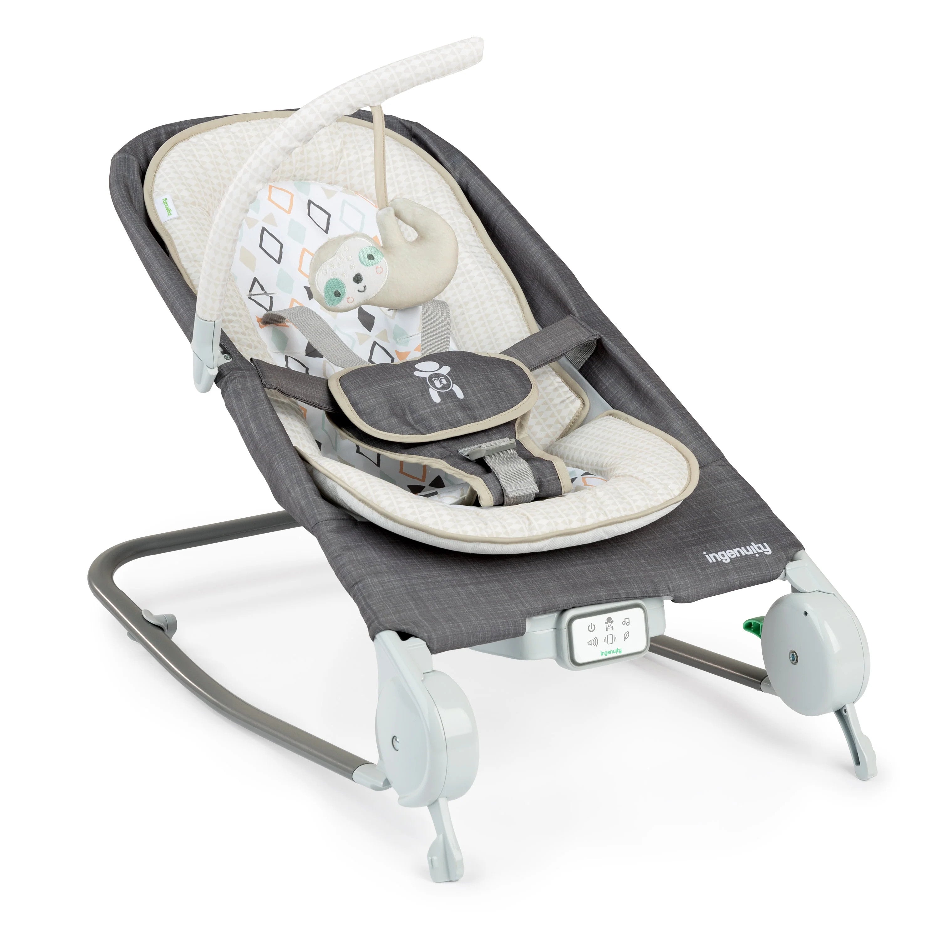 Ingenuity - Balansoar cu functie de masaj Happy Belly Rock-to-Bounce - Parker