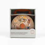 Egmont Toys Radio muzical pentru copii Padurea magica, cutie muzicala retro-vintage mecanica, 3 ani+