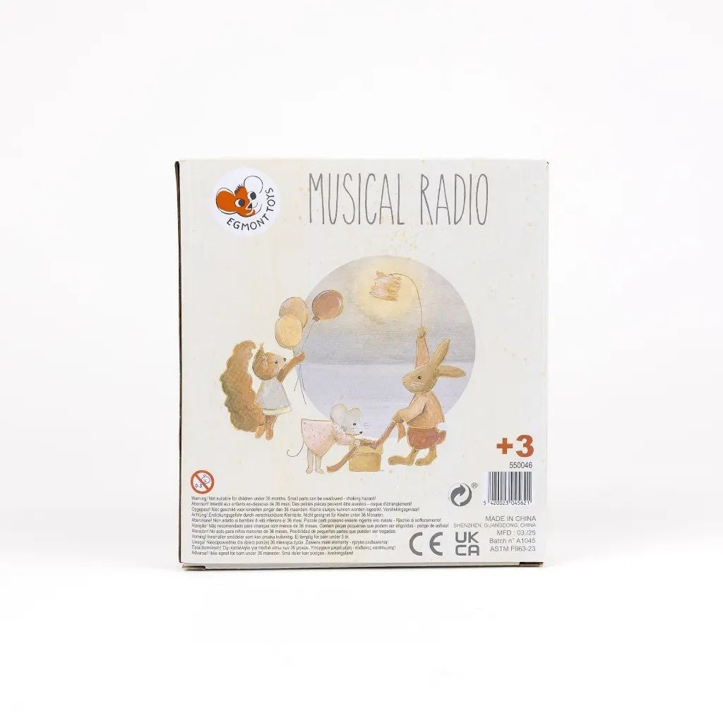 Radio muzical pentru copii Prietenii, Egmont Toys