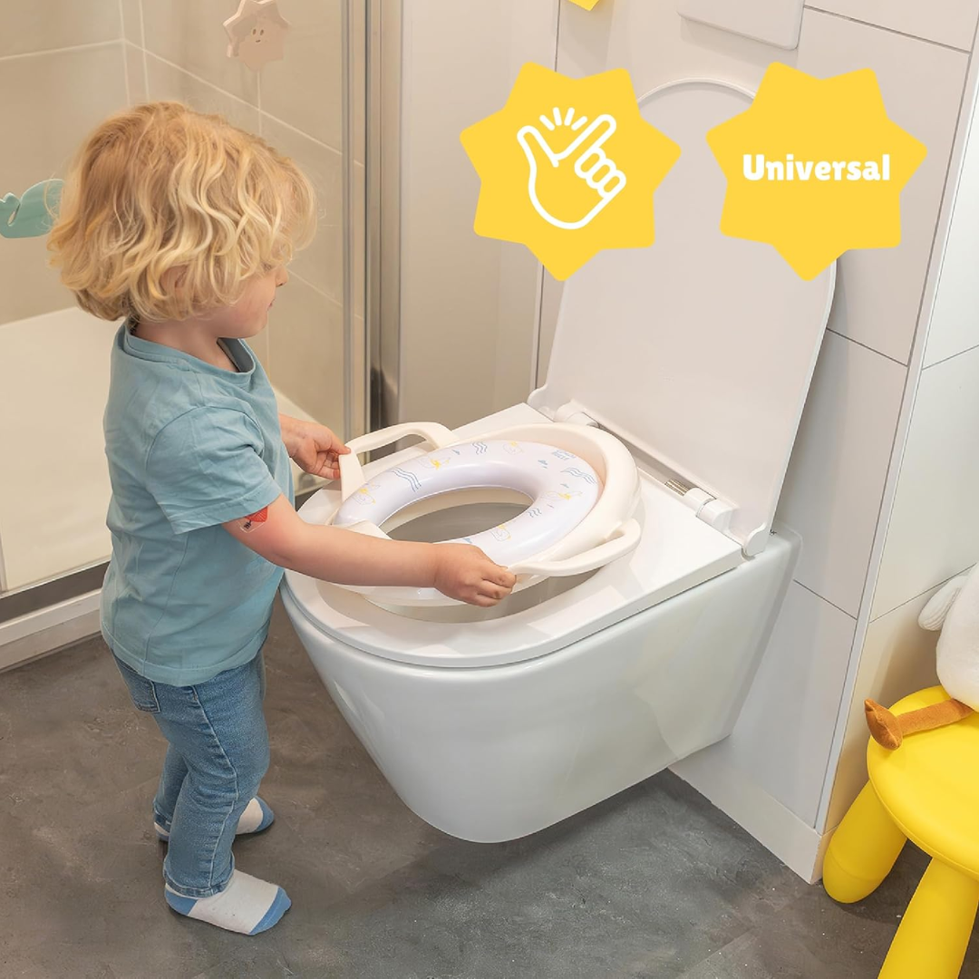 Badabulle - Reductor WC cu manere, Pescarus