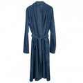 Adults' XL Navy Bamboo Terry Bathrobe
