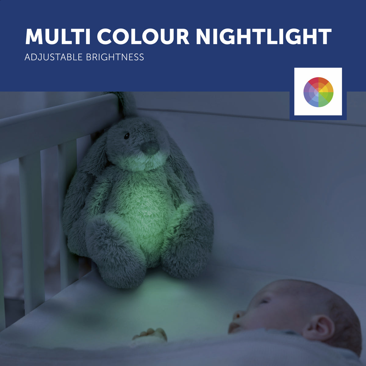 RO Bunny with light and sound device, Green