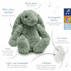 RO Bunny with light and sound device, Green