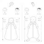 Sac de Dormit Ergobaby 2 in 1 Elefant 6-18luni, 2.5 Tog