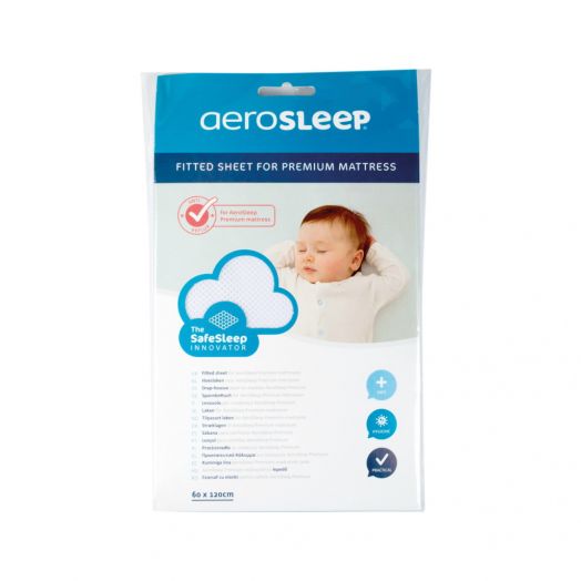 Aerosleep Premium Fitted Sheet 60 x 120