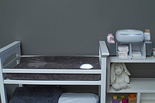 Prince Lionheart Changing Mat with Integrated Light and Grey Waterproof Cover