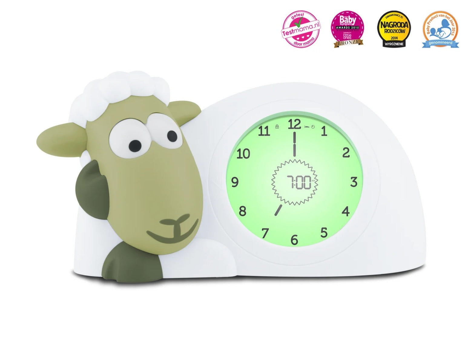 Zazu Kids Dark Green Sleep Trainer Clock