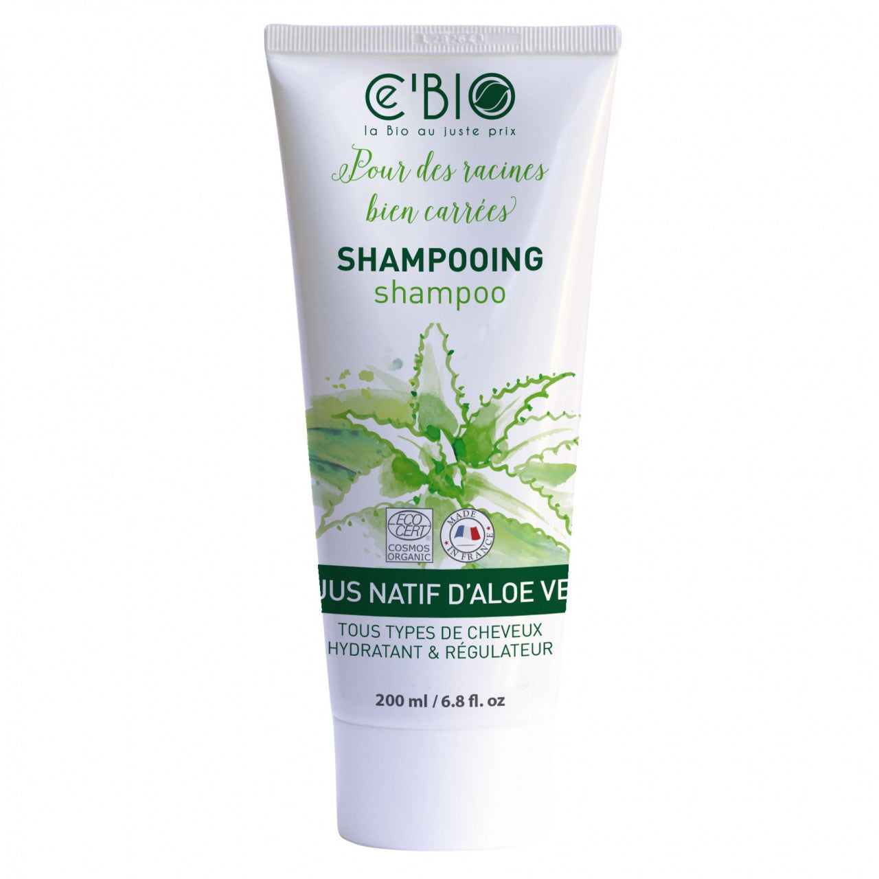 Organic shampoo with aloe vera 200 ml CE'BIO
