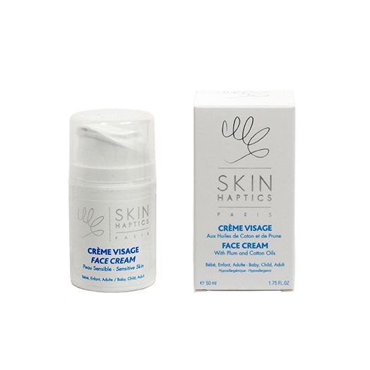 Skinhaptics facial cream with natural ingredients, soothing properties, suitable for all skin types, 50 ml