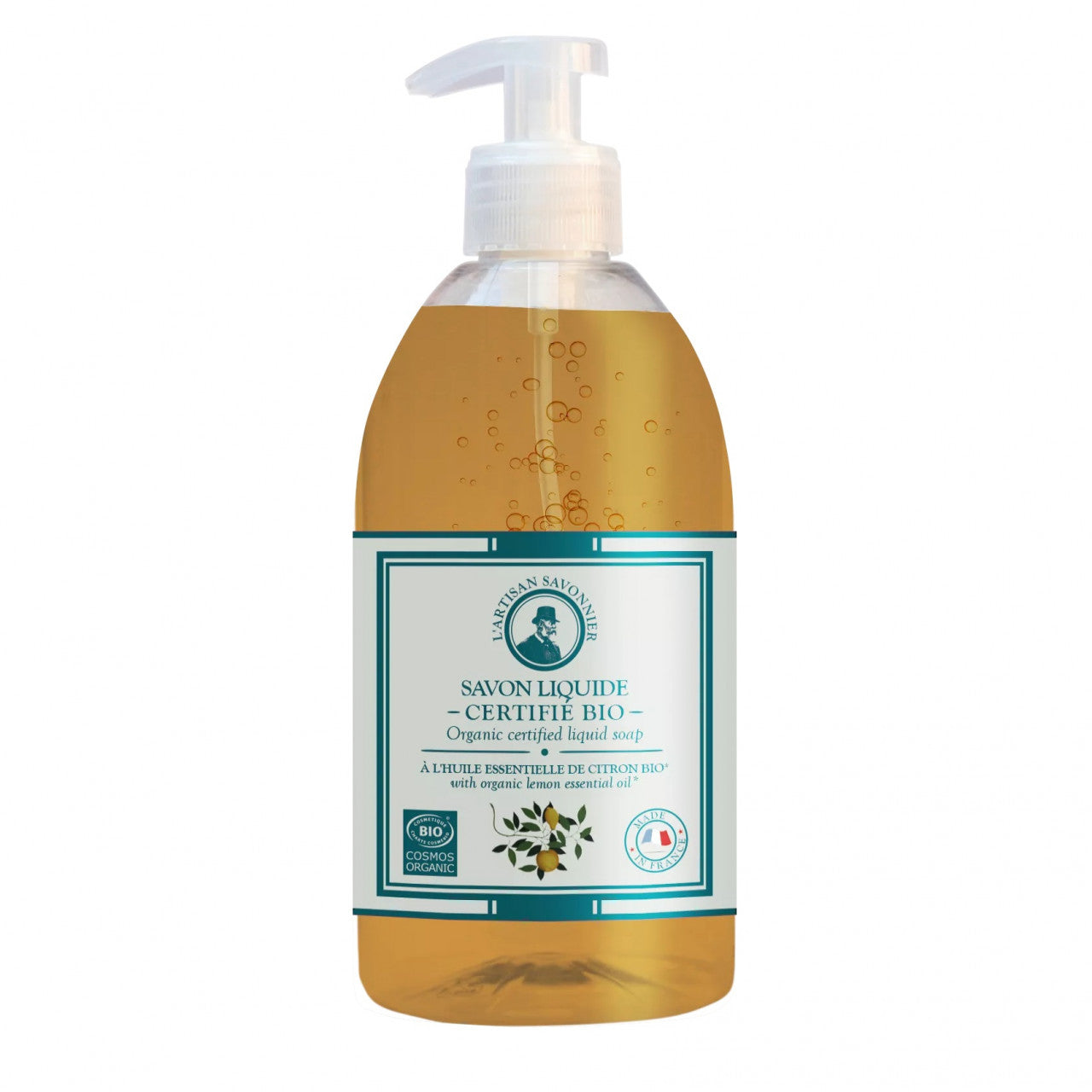 Organic Liquid Hand Soap with Lemon 500 ml L'ARTISAN SAVONNIER