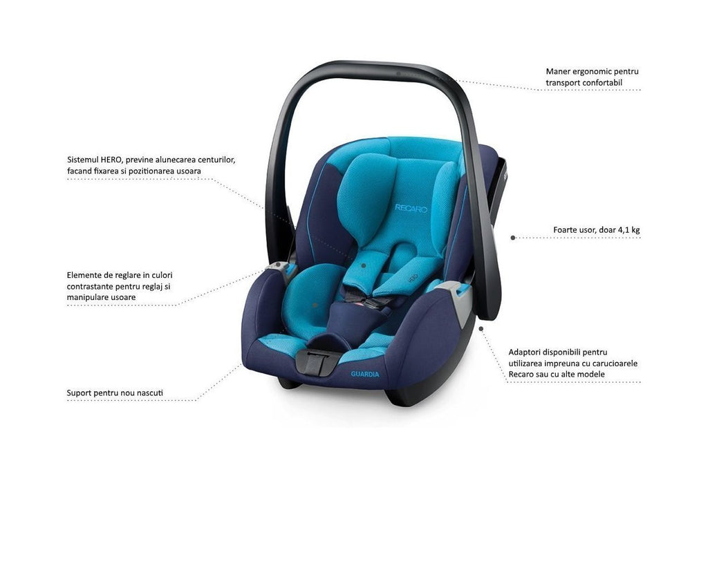 Guardia Performance Black Car Seat