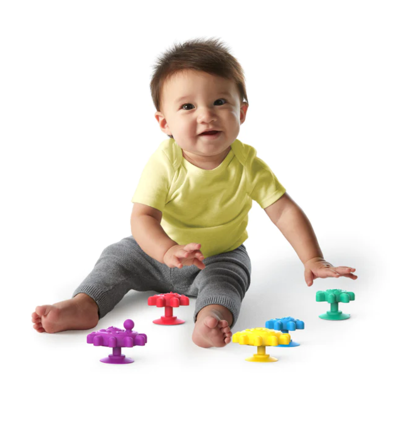 Baby Einsten - Set jucarii senzoriale Ventuzele vesele
