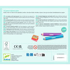 Set 12 creioane colorate cu ascutitoare, Djeco