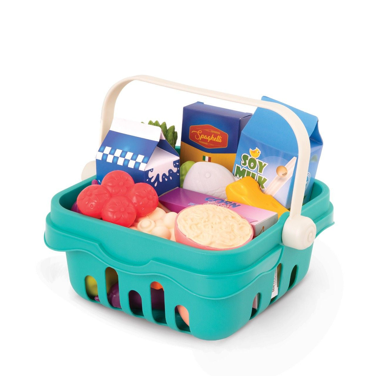 B.Toys 18-Piece Shopping Basket Set