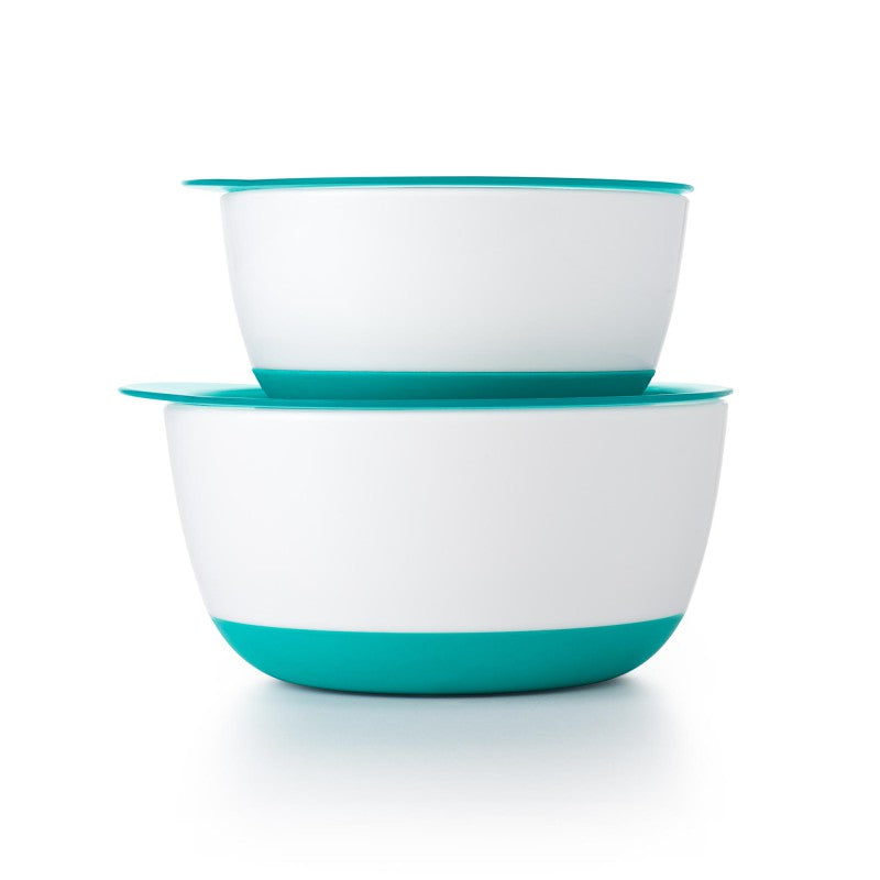 Set 2 Boluri Alimentare cu Capac Teal 200 & 360 ml