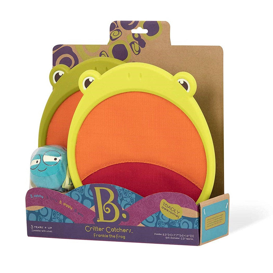 B.Toys Froggy Hook and Loop Paddle Set (2 Paddles)