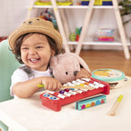 Set 3 instrumente muzicale din lemn B.Toys