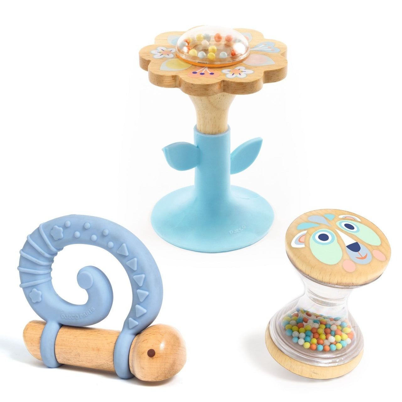 Set 3 jucarii bebe, Djeco