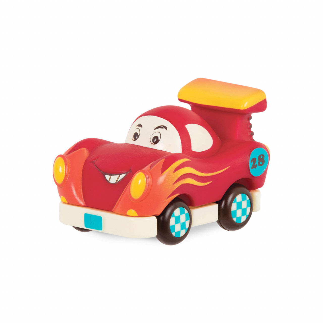 Set 3 mini masinute - curse, politie si autobuz de scoala B.Toys