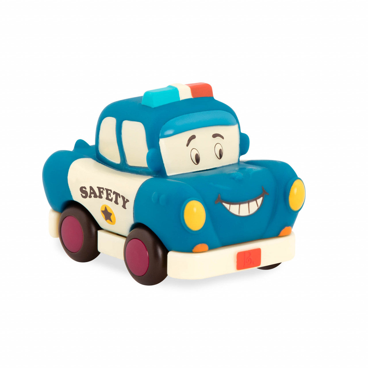 Set 3 mini masinute - politie, jeep si duba retro B.Toys