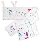3-Piece Cot Bedding Set Sleepy Forest Friends 35-140