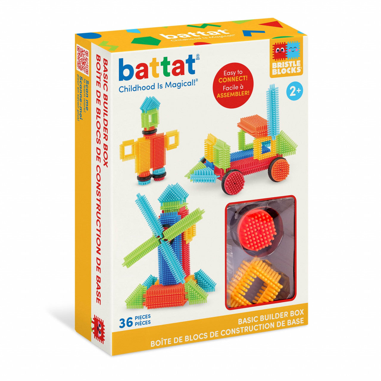 Set 36 cuburi de construit Battat