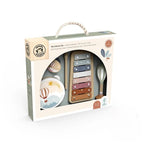 Speedy Monkey Set 4 instrumente muzicale din lemn (M) xilofon 8 note 1-3 ani certificat FSC