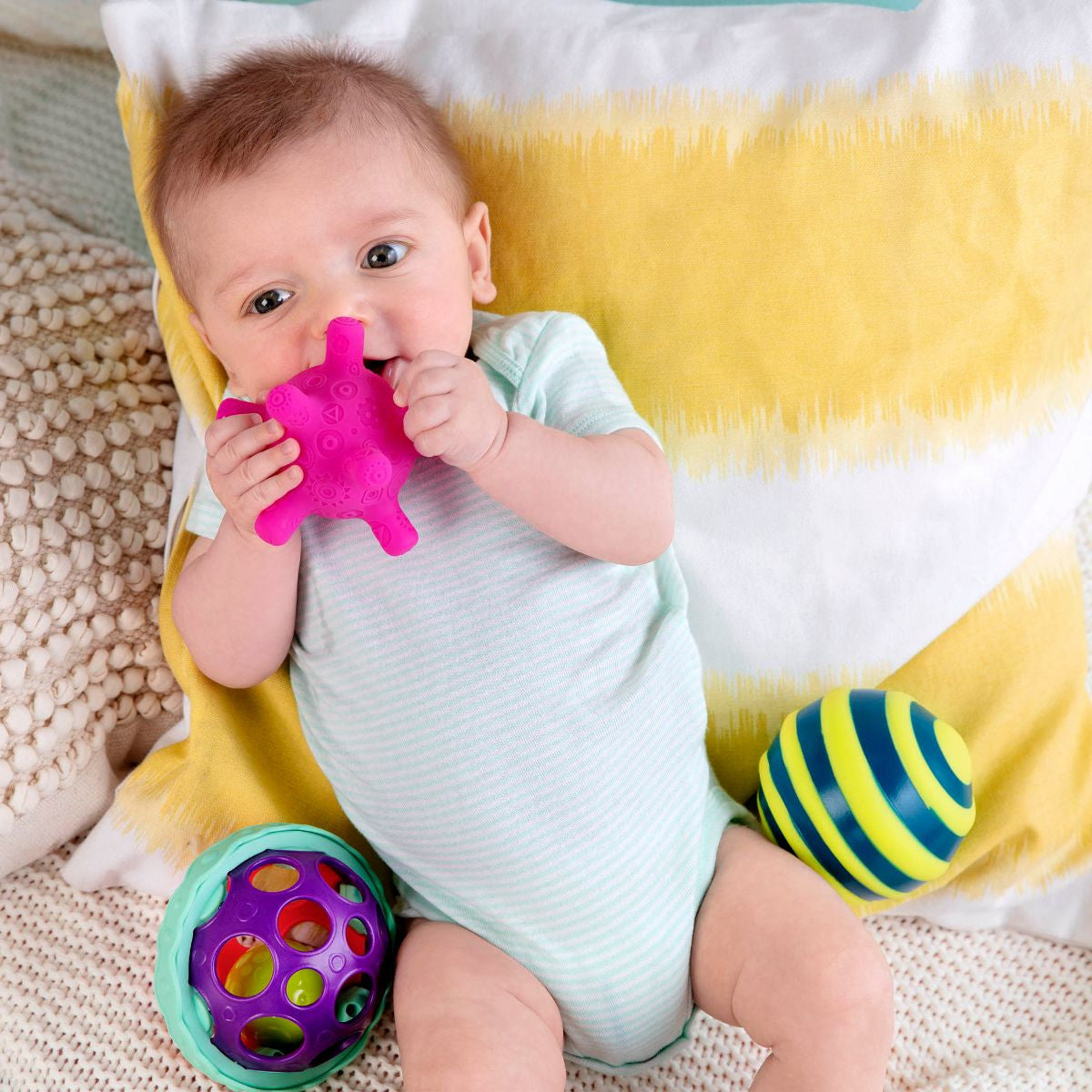B.Toys Set of 4 Rattles