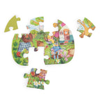 Set 4 mini puzzle-uri O zi perfecta, Moulin Roty