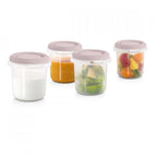 Set of 4 Miniland Terra Blush Graduated Containers 200 ml