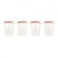 Set 4 recipiente gradate Miniland Terra Blush 250 ml