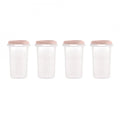 Set 4 recipiente gradate Miniland Terra Blush 330 ml