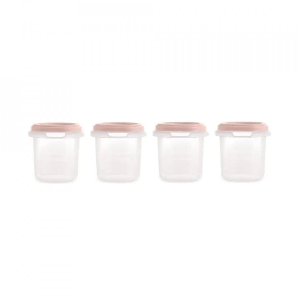 Set 4 recipiente gradate Miniland Candy 200 ml