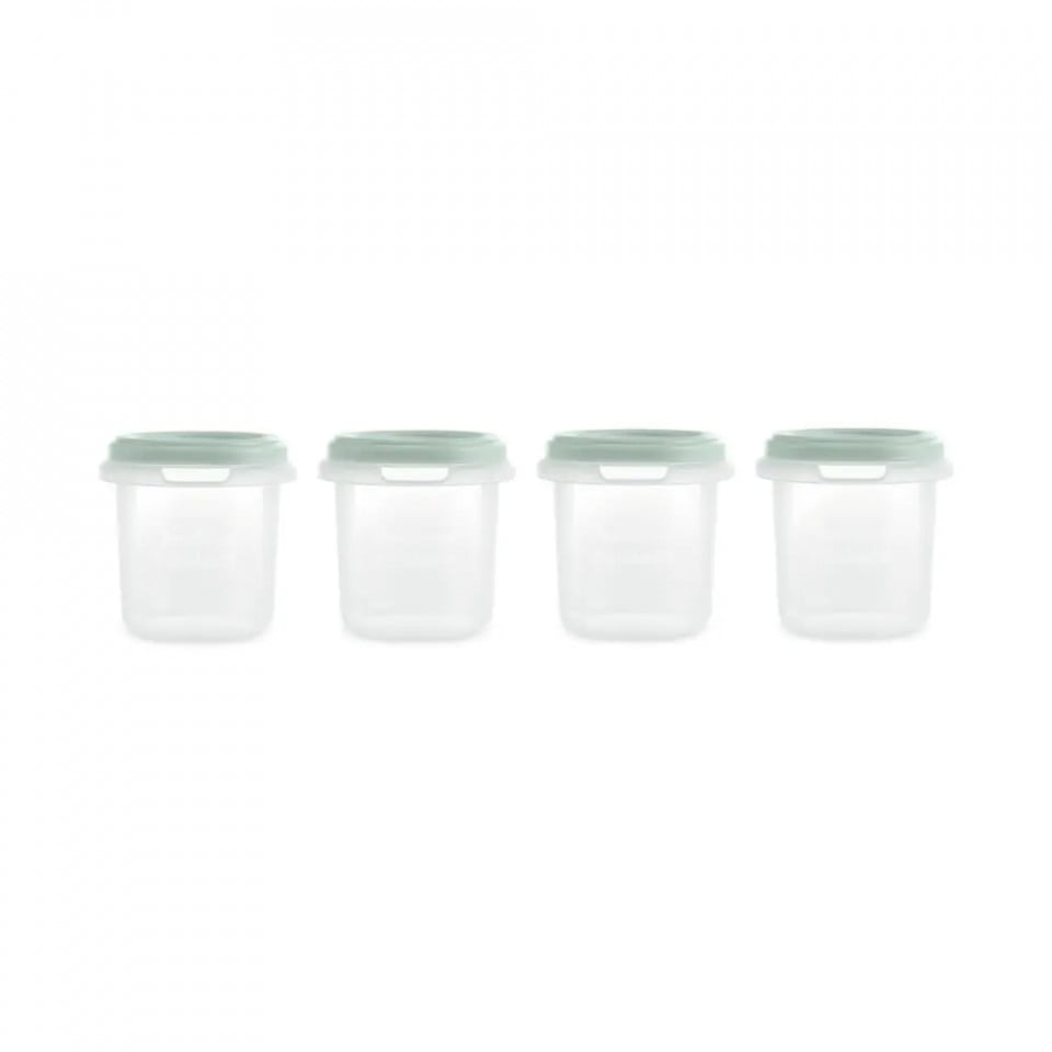 Set 4 recipiente gradate Miniland Mint 200 ml