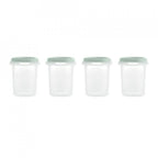 Set 4 recipiente ermetice gradate Miniland Mint 250 ml