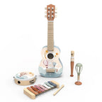 Speedy Monkey Set 5 instrumente muzicale din lemn (L) 3-6 ani certificat FSC pentru micii muzicieni
