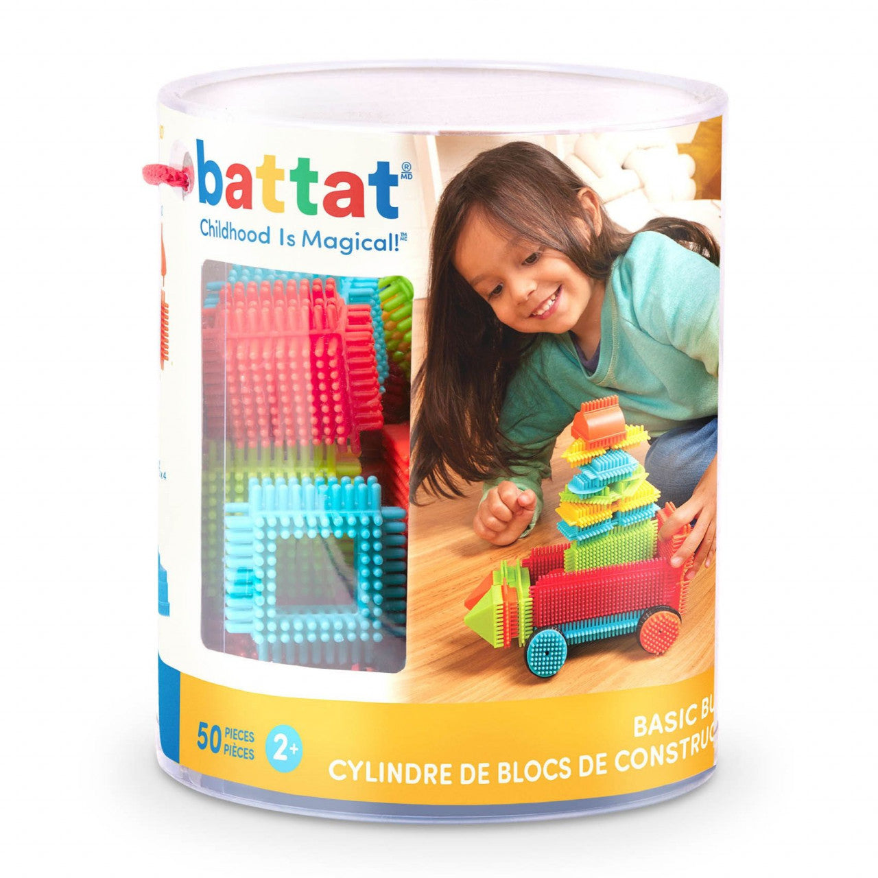 Set 50 cuburi de construit Battat