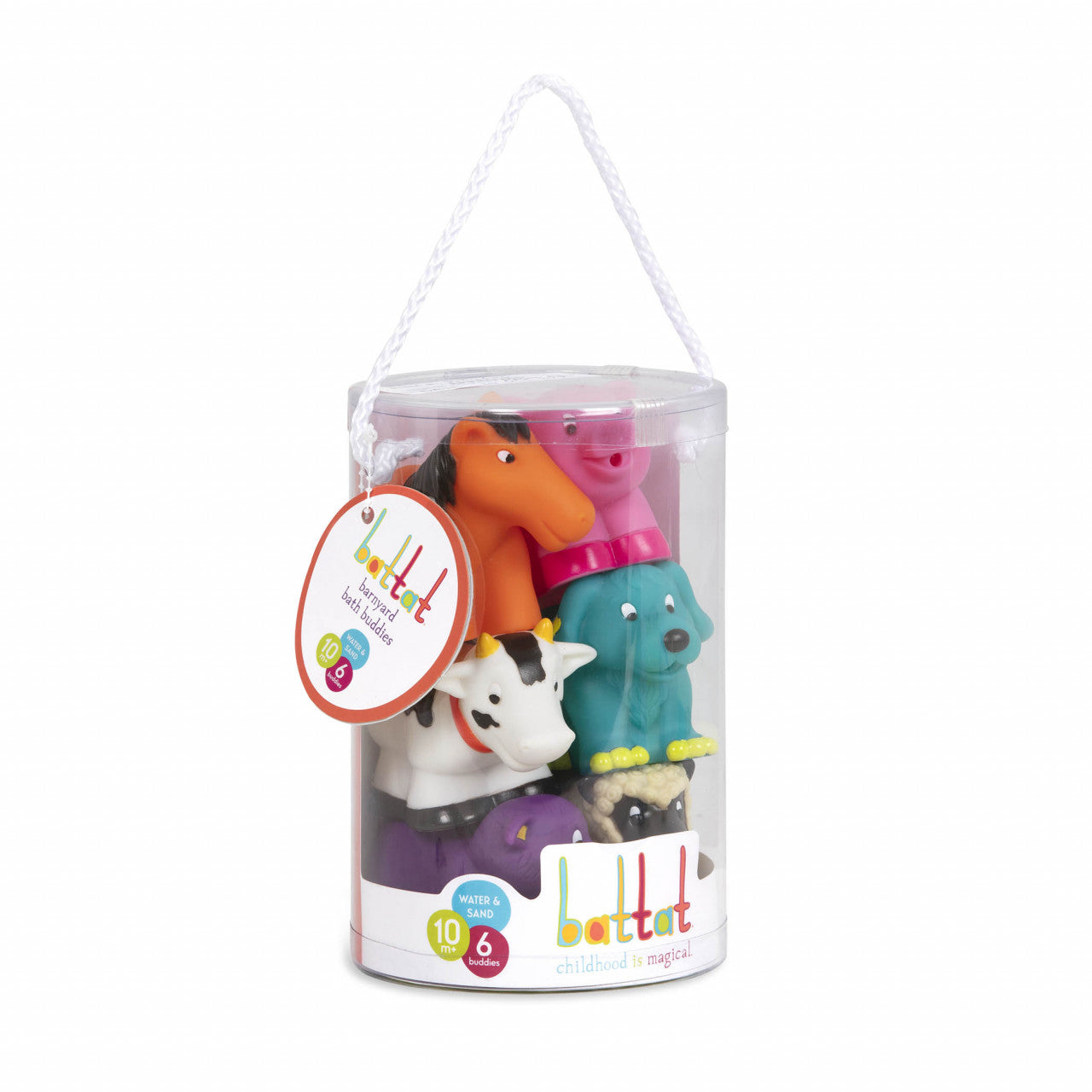 Battat Farm Animal Bath Toy Set of 6