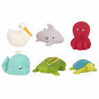 Set 6 jucarii de baie animale marine Battat