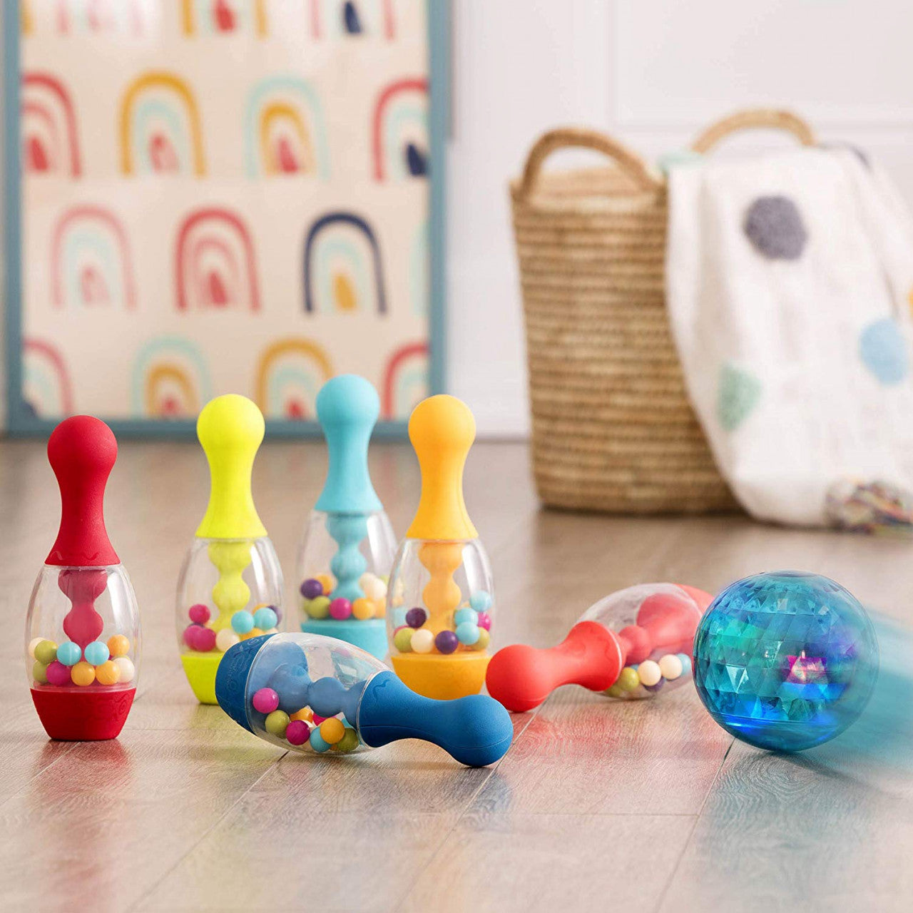 B. Toys Light-Up Bowling Set (6 Pins)