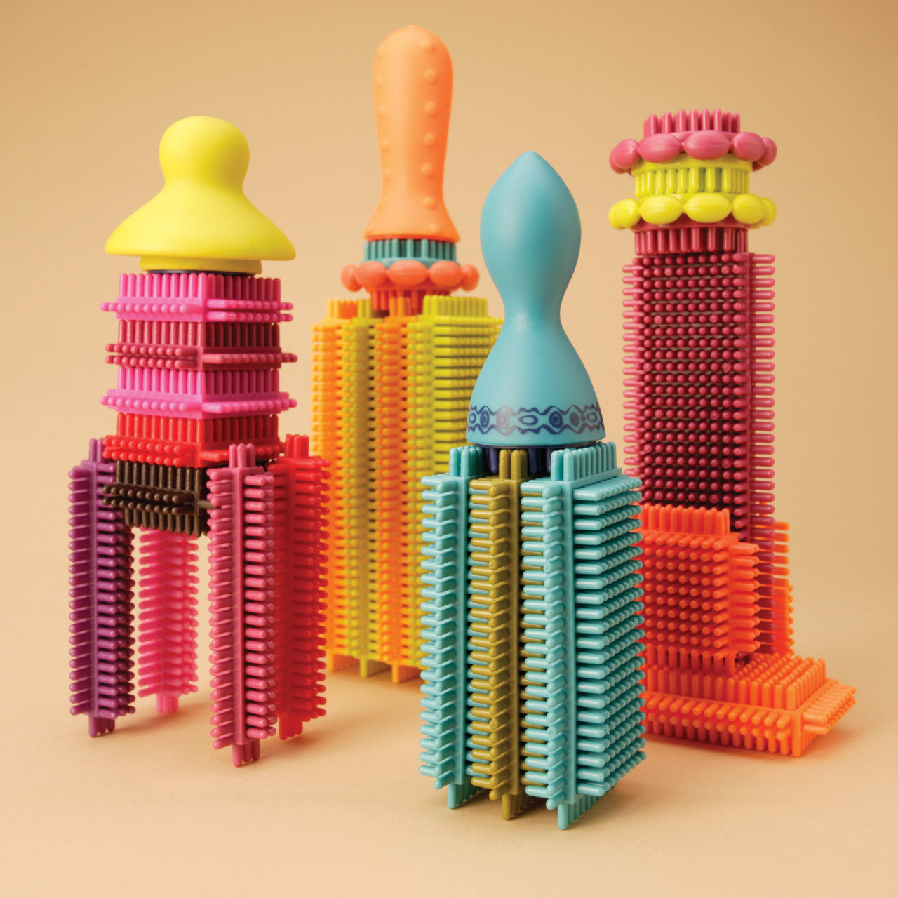 Set 68 de cuburi Stackadoos B.Toys