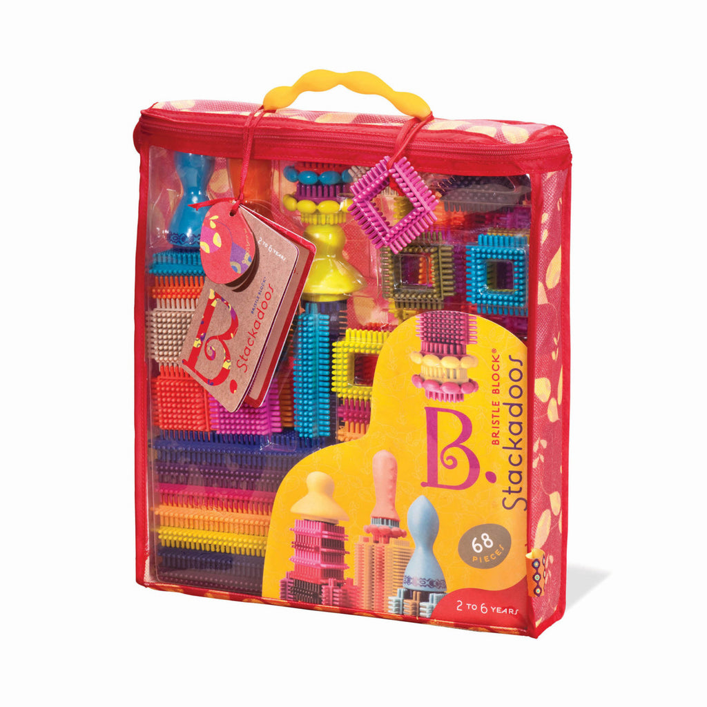 Set 68 de cuburi Stackadoos B.Toys