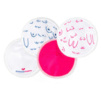 Set 8 protectii pentru san refolosibile, din bambus, WonderMom