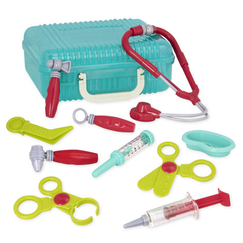 Battat Set Clinica medicala 11 piese plastic, joc de rol doctor pentru copii peste 3 ani, certificat CE