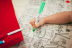 Complete Drawing Set with Reusable Silicone Farm Mat