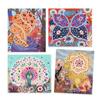 Set creativ cu strasuri Frumusete salbatica, Djeco