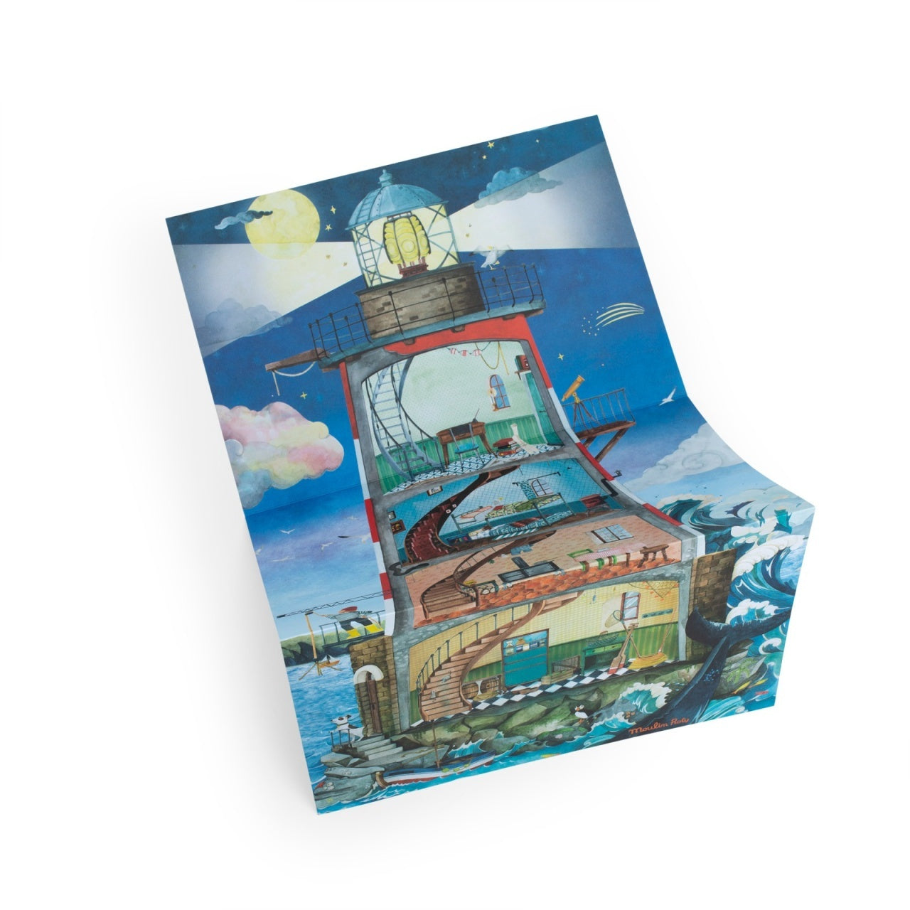Set creativ de transfer Farul, Moulin Roty
