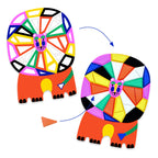 Set creativ mozaic Animale, Djeco