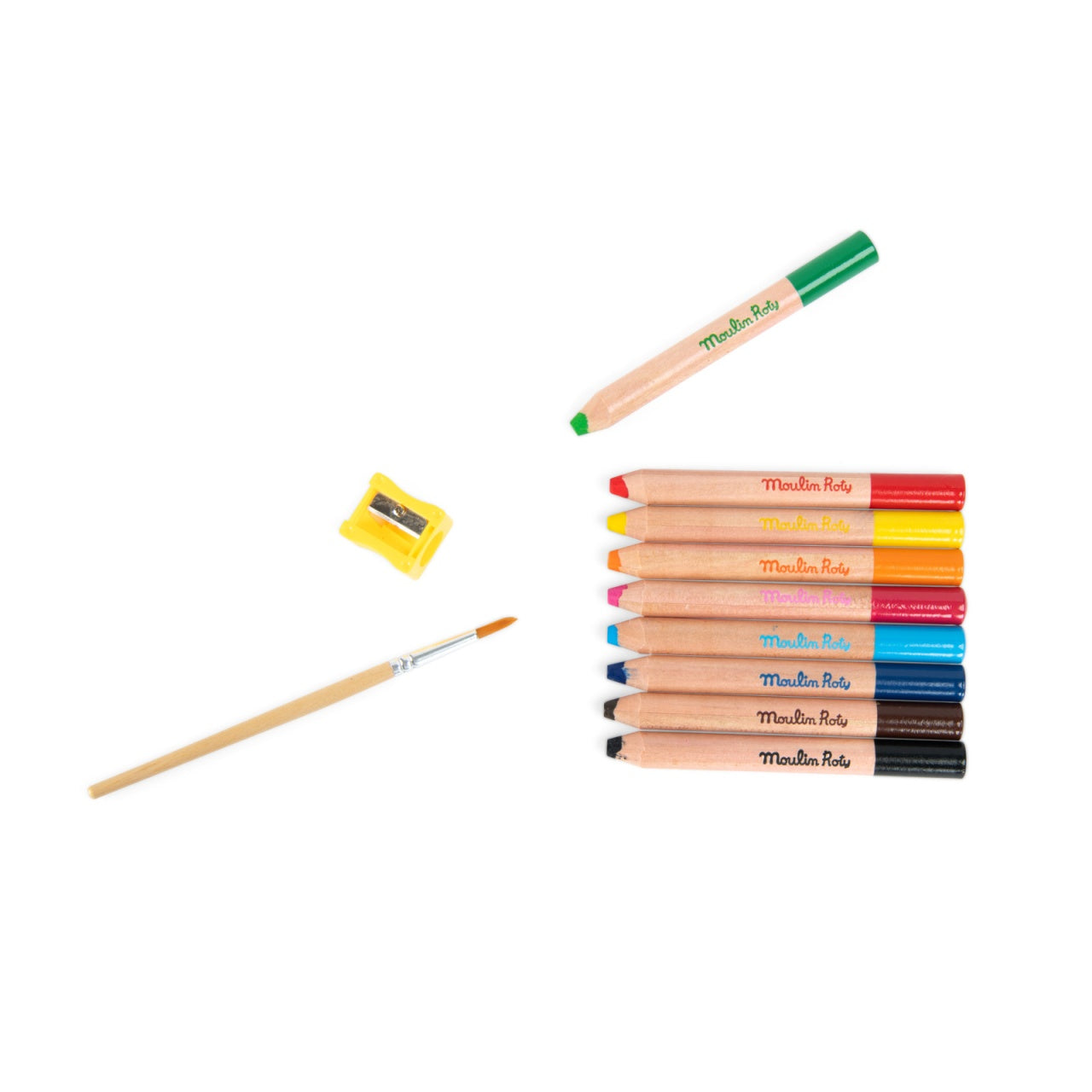 Set creioane colorate multifunctionale, Moulin Roty